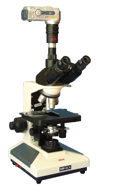 上光六厂三目生物显微镱 （电光源,科勒照明）XSP-8CA