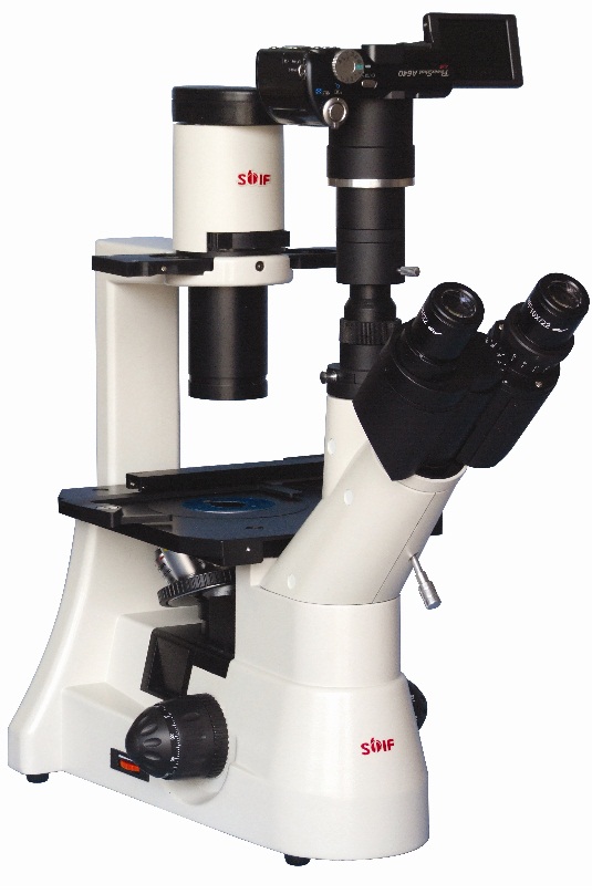 上光六厂倒置荧光显微镜 37XBY